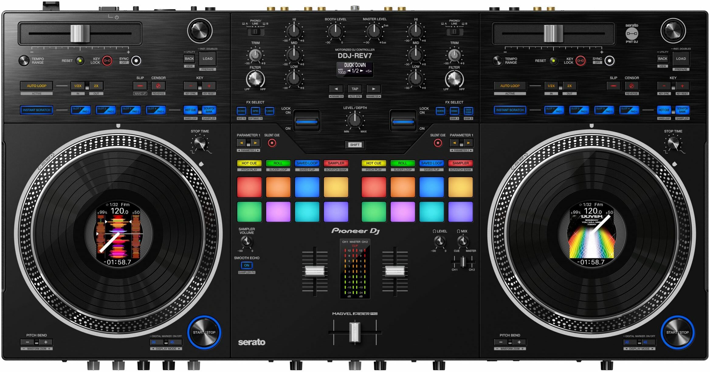 Pioneer Dj Ddj-rev7 - USB DJ controller - Main picture