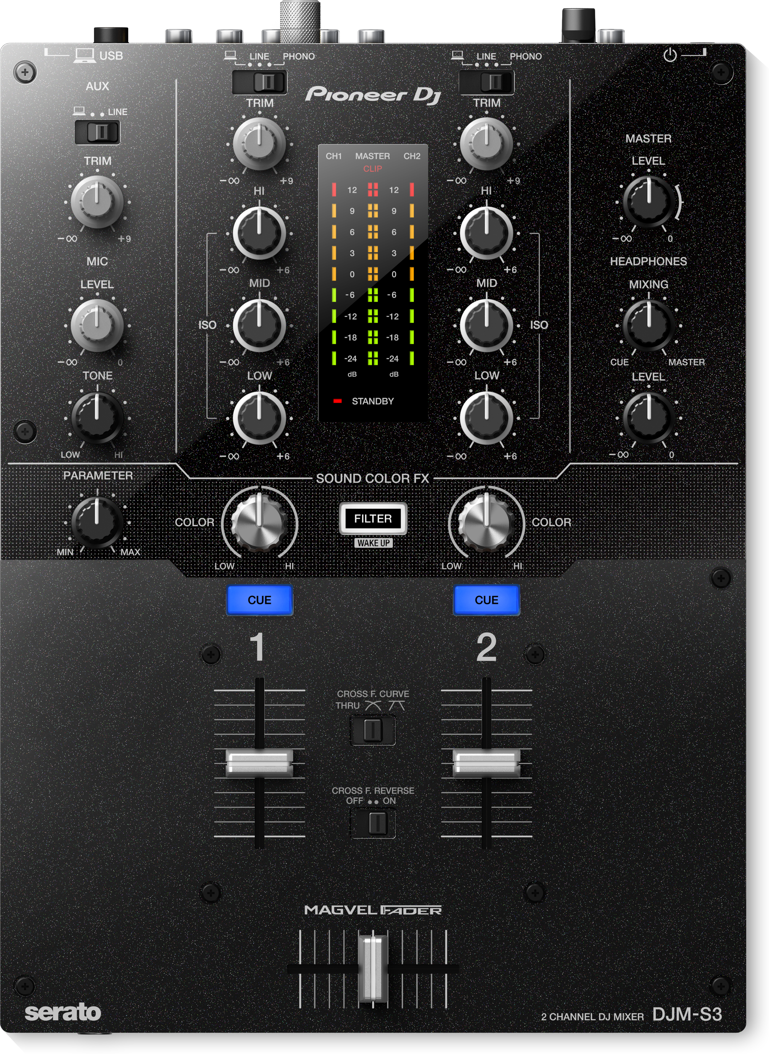 Pioneer Dj Djm-s3 - DJ mixer - Main picture