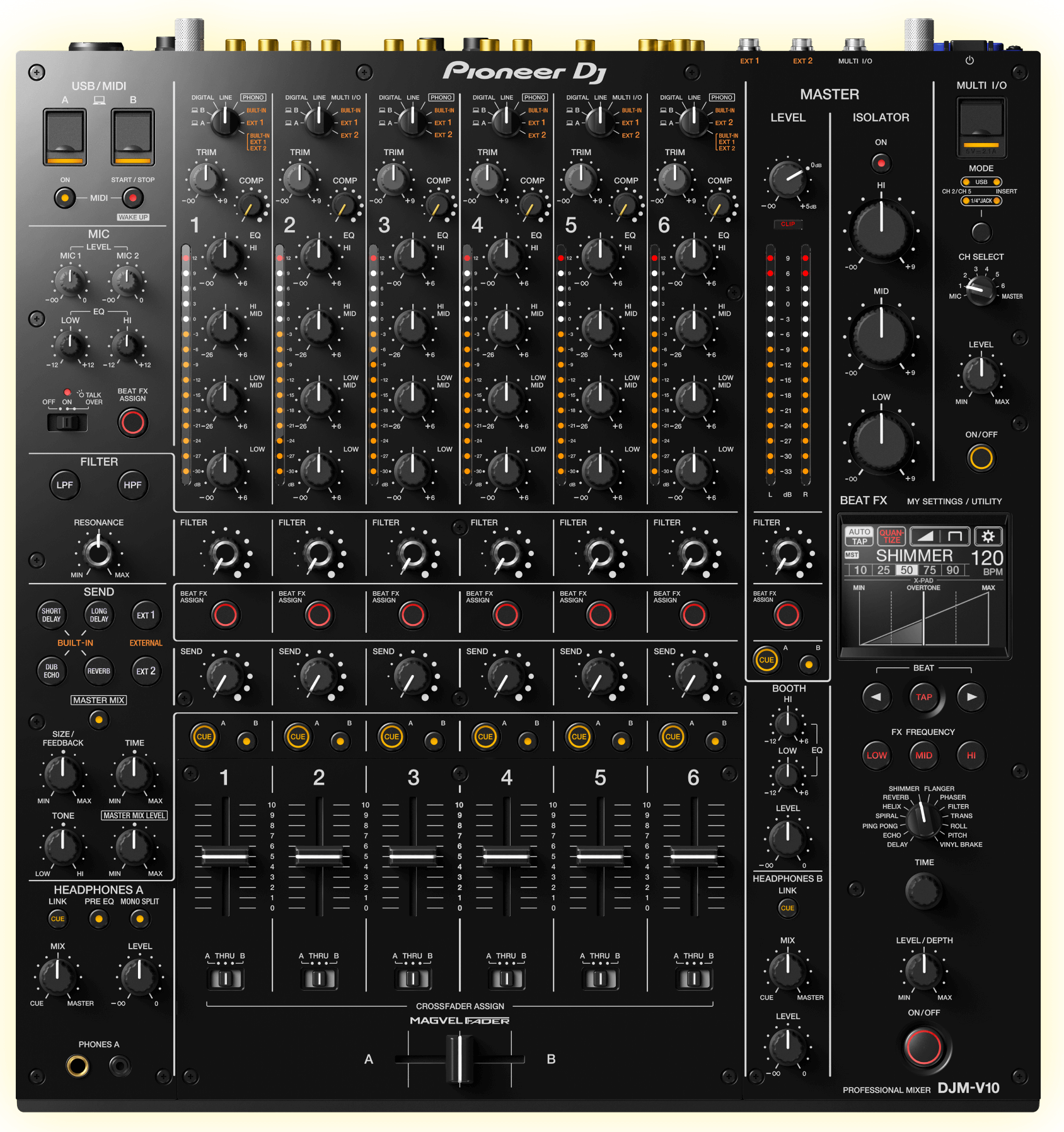 Pioneer Dj Djm-v10 - DJ mixer - Main picture