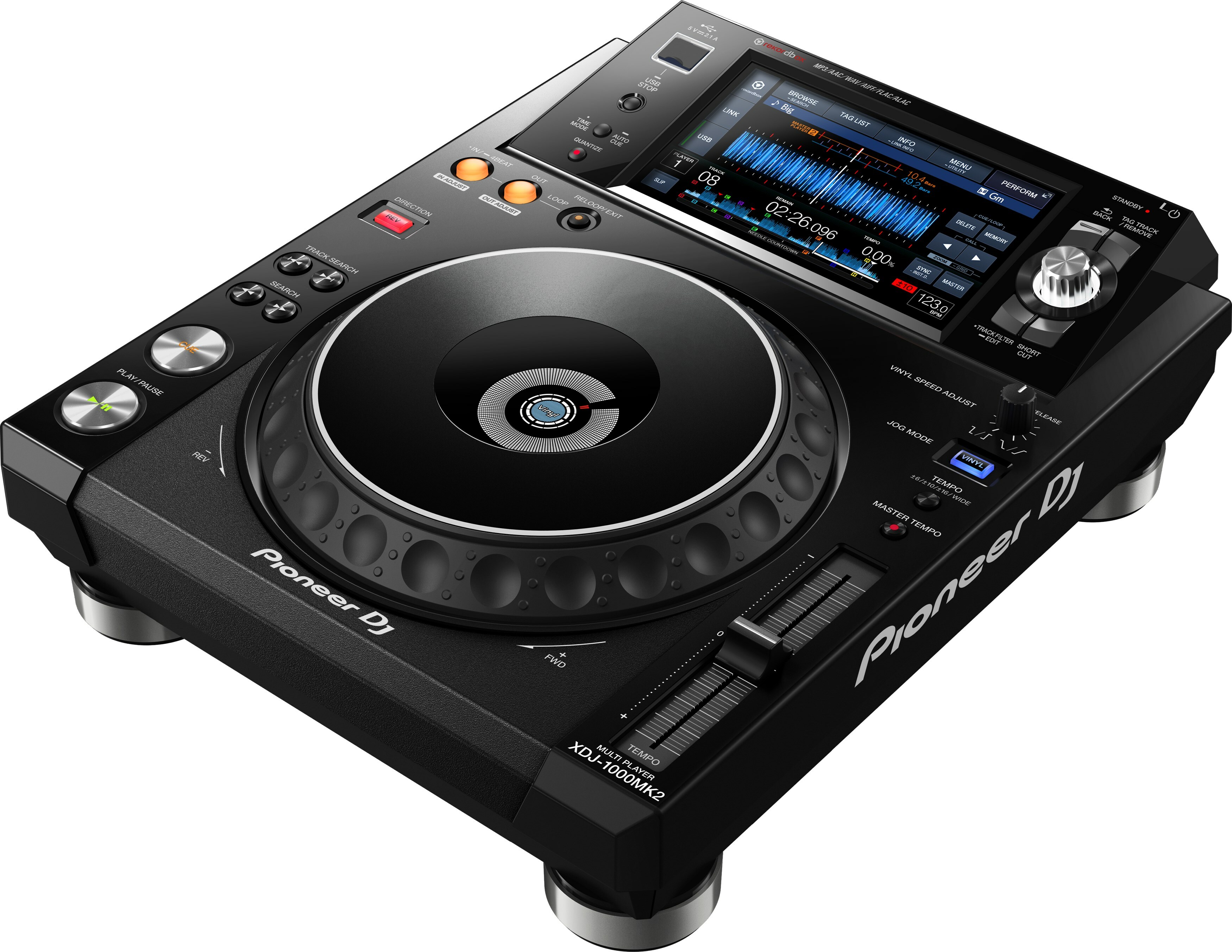 Pioneer Dj Xdj-1000mk2 - MP3 & CD Turntable - Main picture