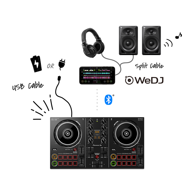 Pioneer Dj Ddj-200 - USB DJ controller - Variation 13