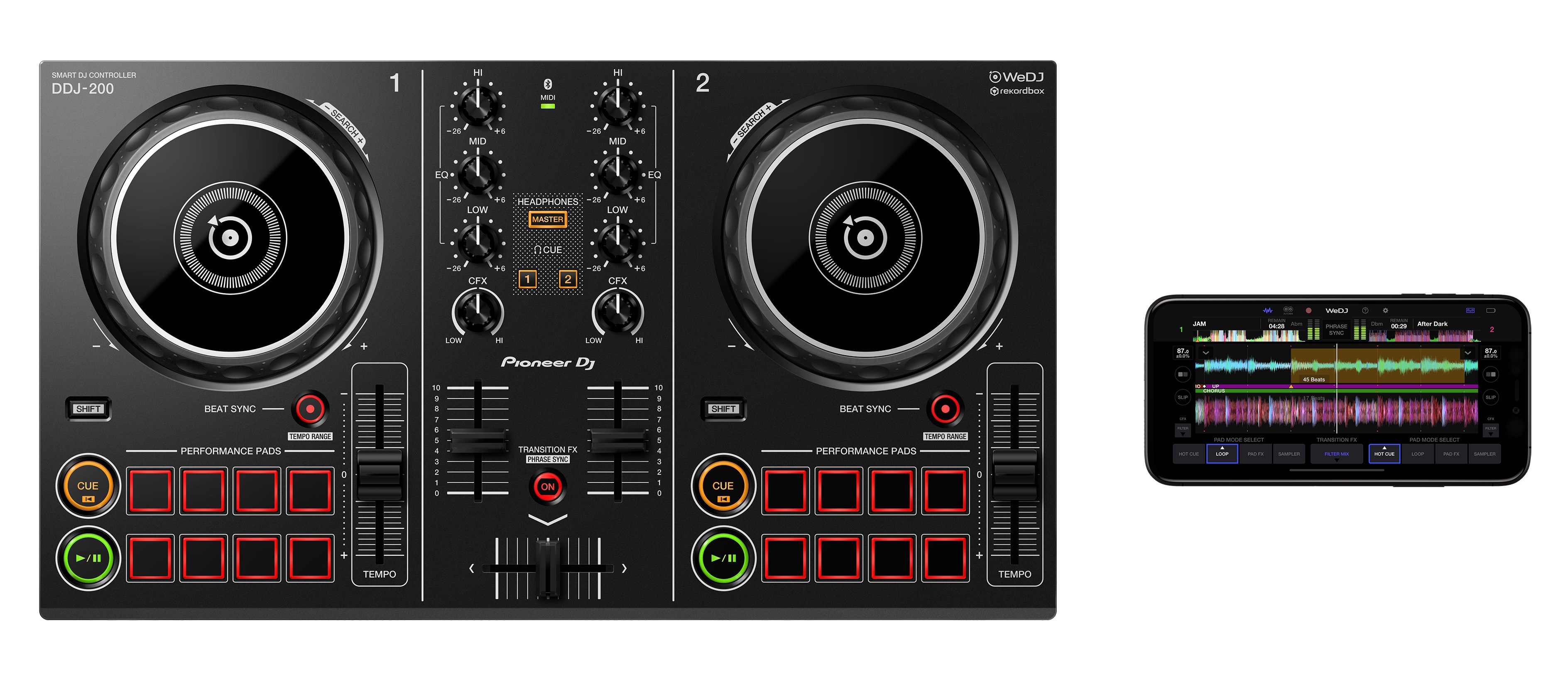 Pioneer Dj Ddj-200 - USB DJ controller - Variation 3