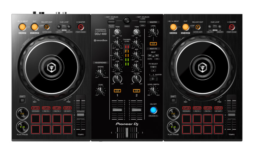 Pioneer DJ DDJ-400 and Behringer B12x Package