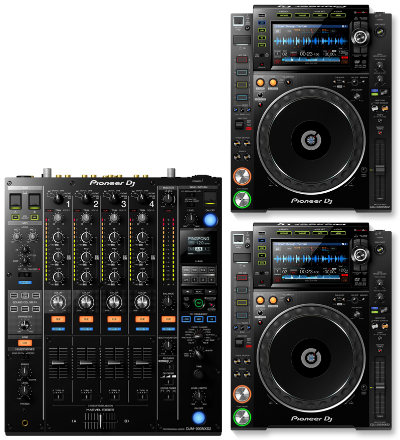Pioneer Dj Djm 900nxs2 2 X Cdj00nxs2 Full Dj Set