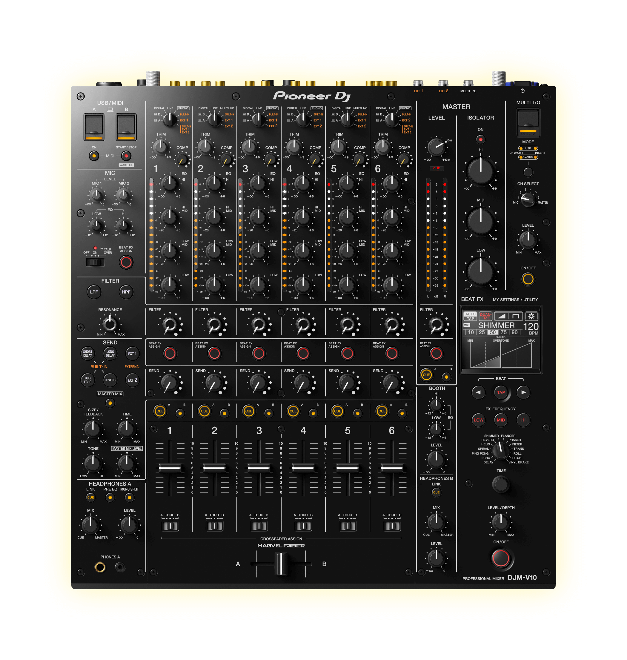 Pioneer Dj Djm-v10 - DJ mixer - Variation 11