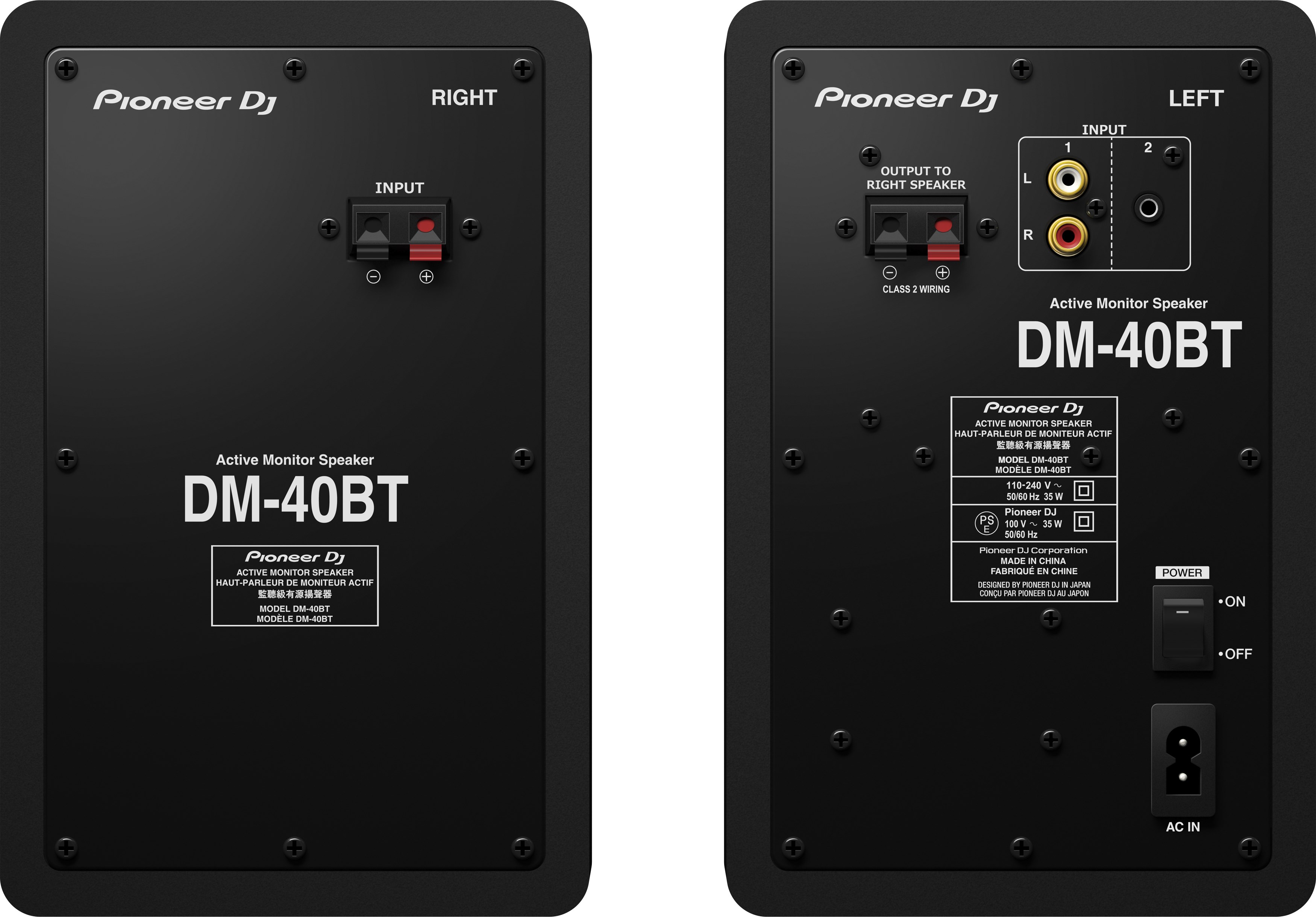 Pioneer Dj Dm-40bt - La Paire - Active studio monitor - Variation 3