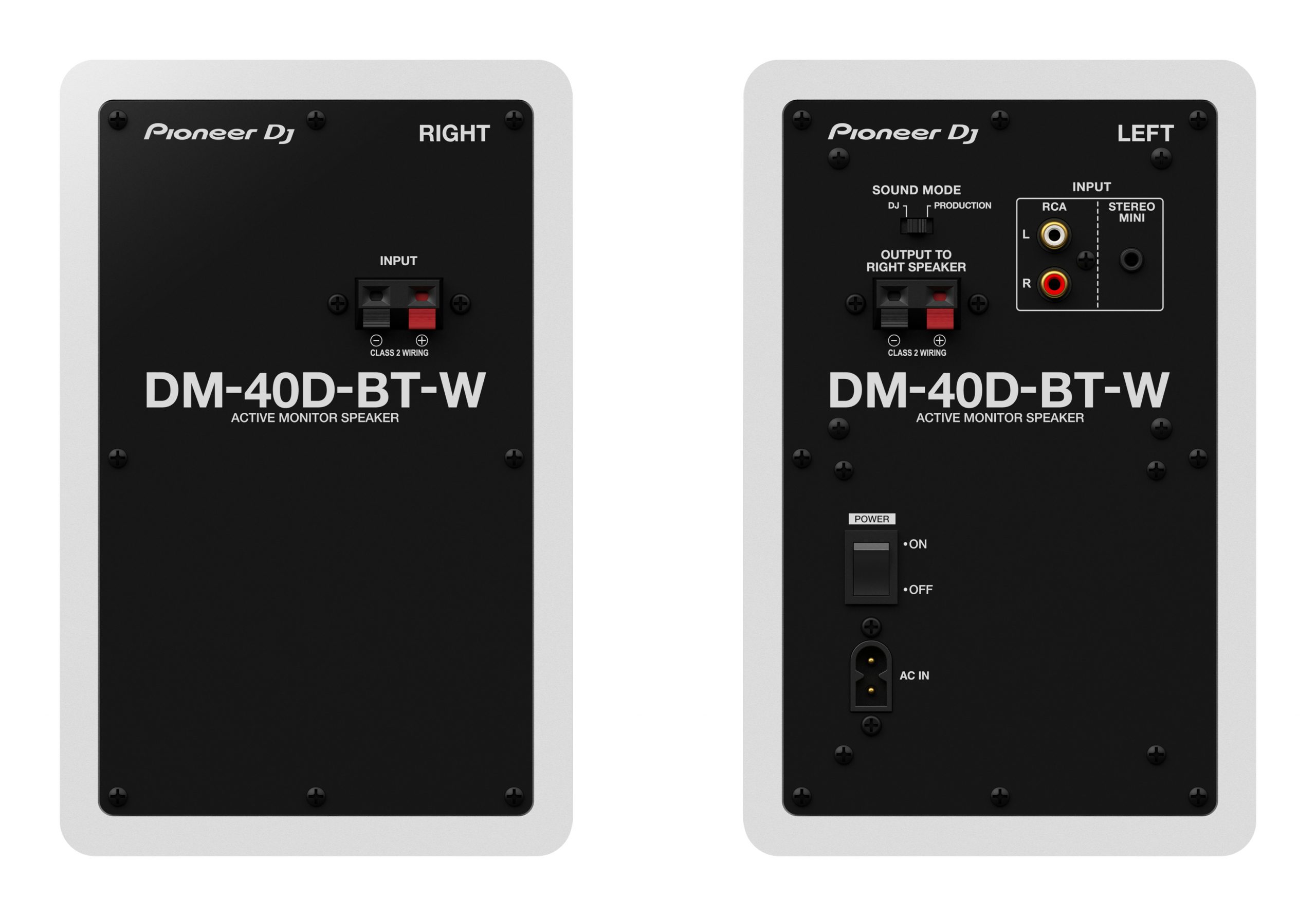Pioneer Dj Dm-40d-bt-w - Active studio monitor - Variation 2