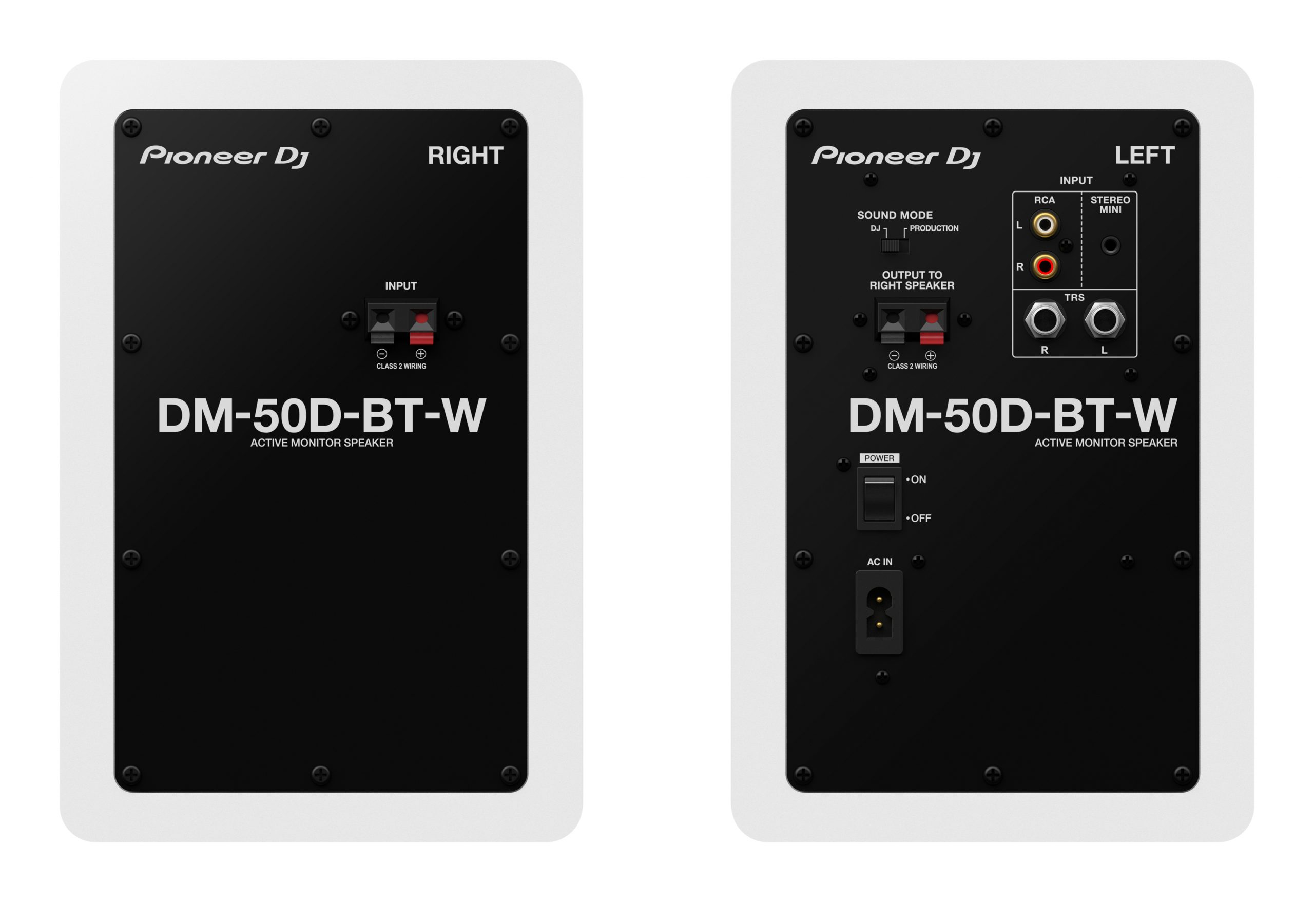 Pioneer Dj Dm-50d-bt-w - Active studio monitor - Variation 2