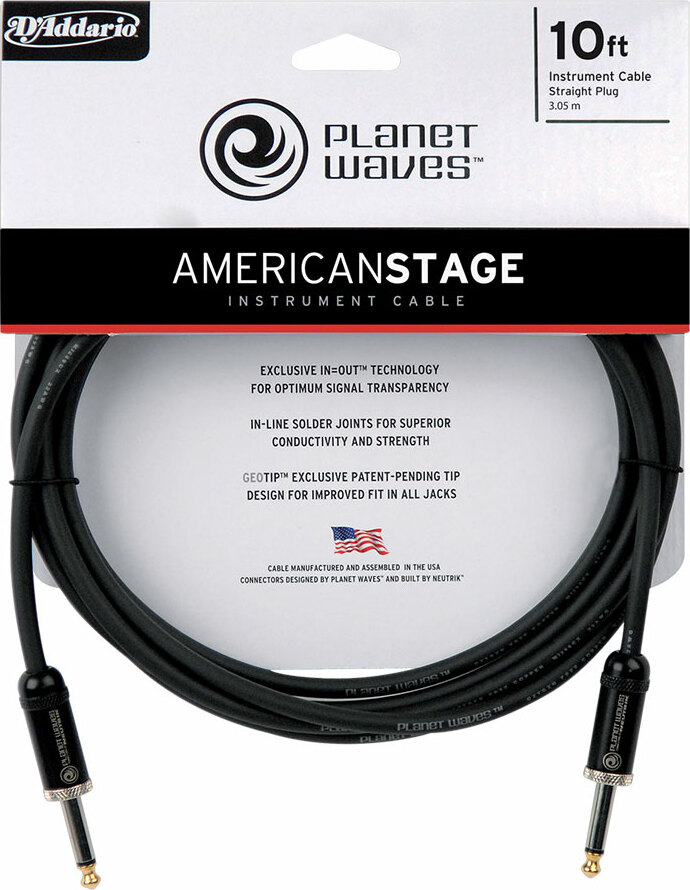 Planet Waves American Stage Jack-jack - 3m (10') - Cable - Main picture