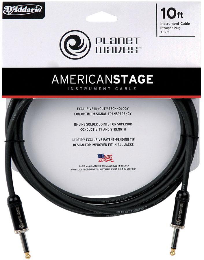 Cable Planet waves American Stage Jack-Jack - 3m (10')