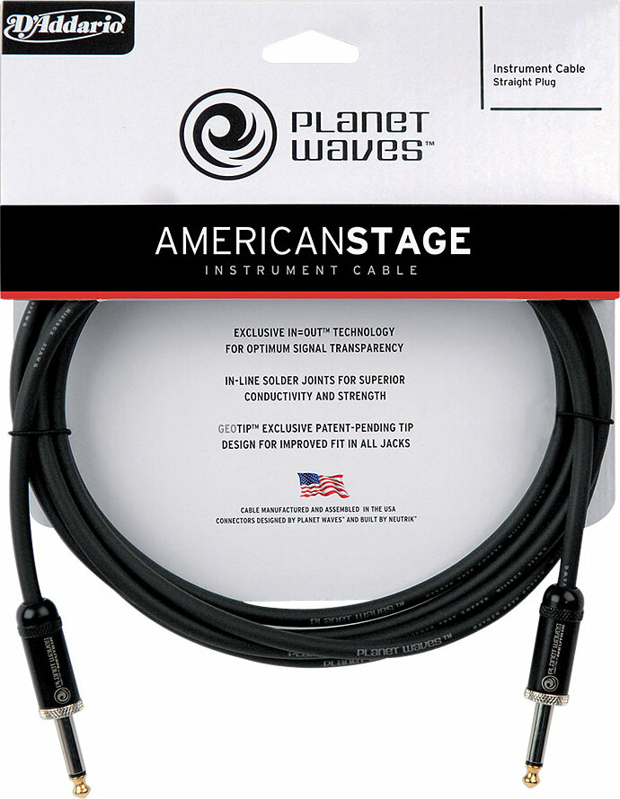 Planet Waves American Stage Jack-jack - 6m (20') - Cable - Main picture
