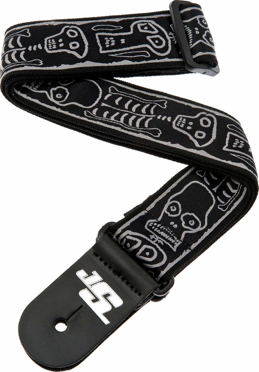 Planet Waves Joe Satriani Nylon Woven Skull And Bones - Guitar strap - Main picture