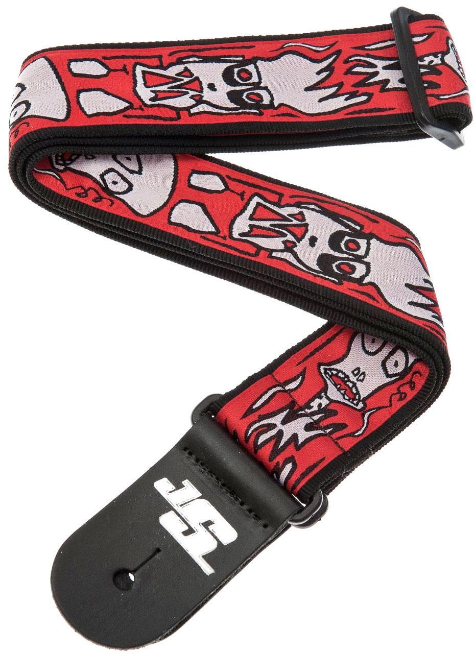 Guitar strap Planet waves 50JS02 Nylon Strap Joe Satriani Woven Up In Flames