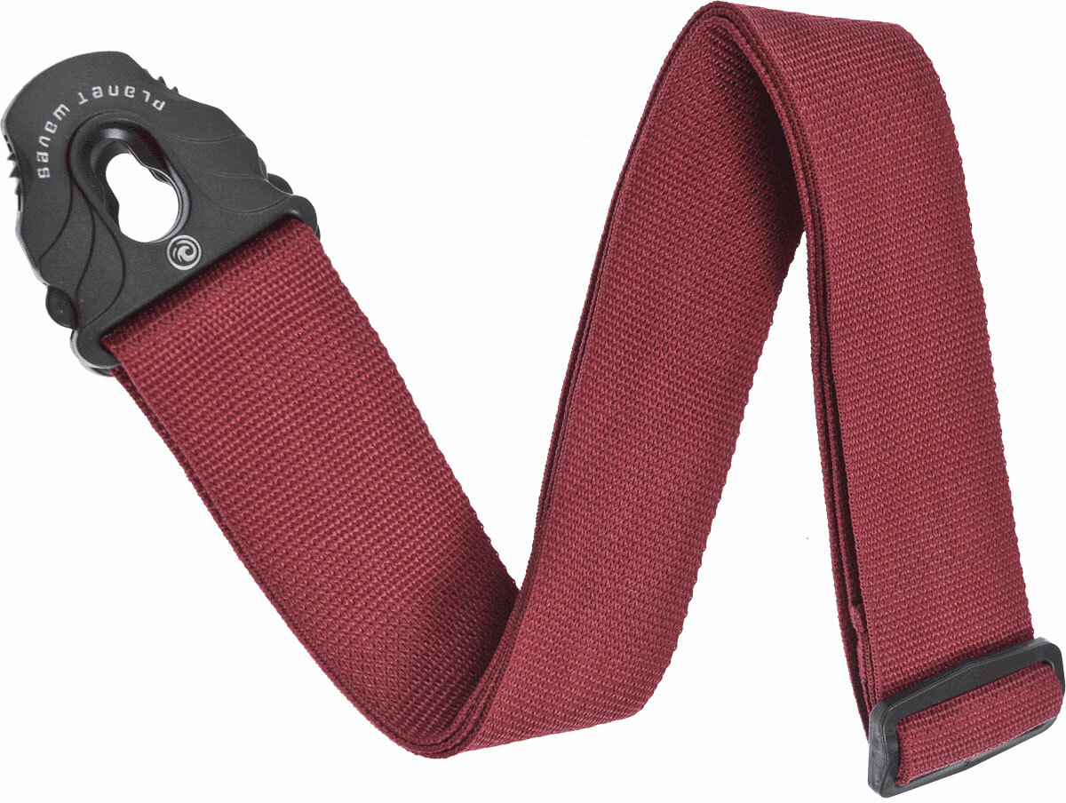 Planet Waves Spl201 Lock Woven Polypropylene Guitar Strap 50mm Red - Guitar strap - Main picture