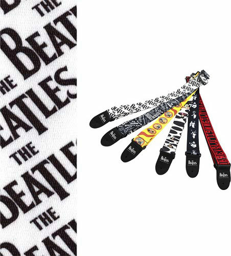 Planet Waves The Beatles Nylon Woven Black Logo - Guitar strap - Main picture