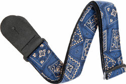 Guitar strap Planet waves 50G03 Woven Polypropylene Rock Guitar Strap - Bandana Blue