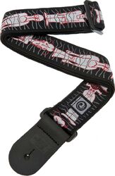 Guitar strap Planet waves 50JS10 Joe Satriani Woven Creatures