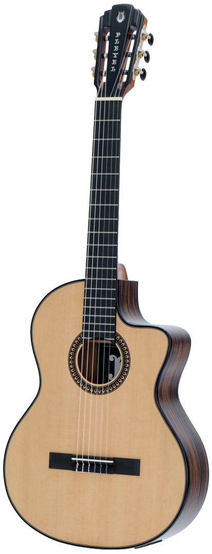 Pleyel Audio P800ce Expression Electro Epicea Ebene Br - Natural - Classical guitar 4/4 size - Variation 1