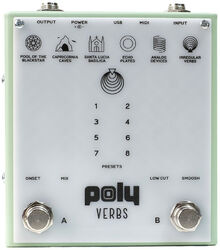 Reverb, delay & echo effect pedal Poly effects Verbs Reverb