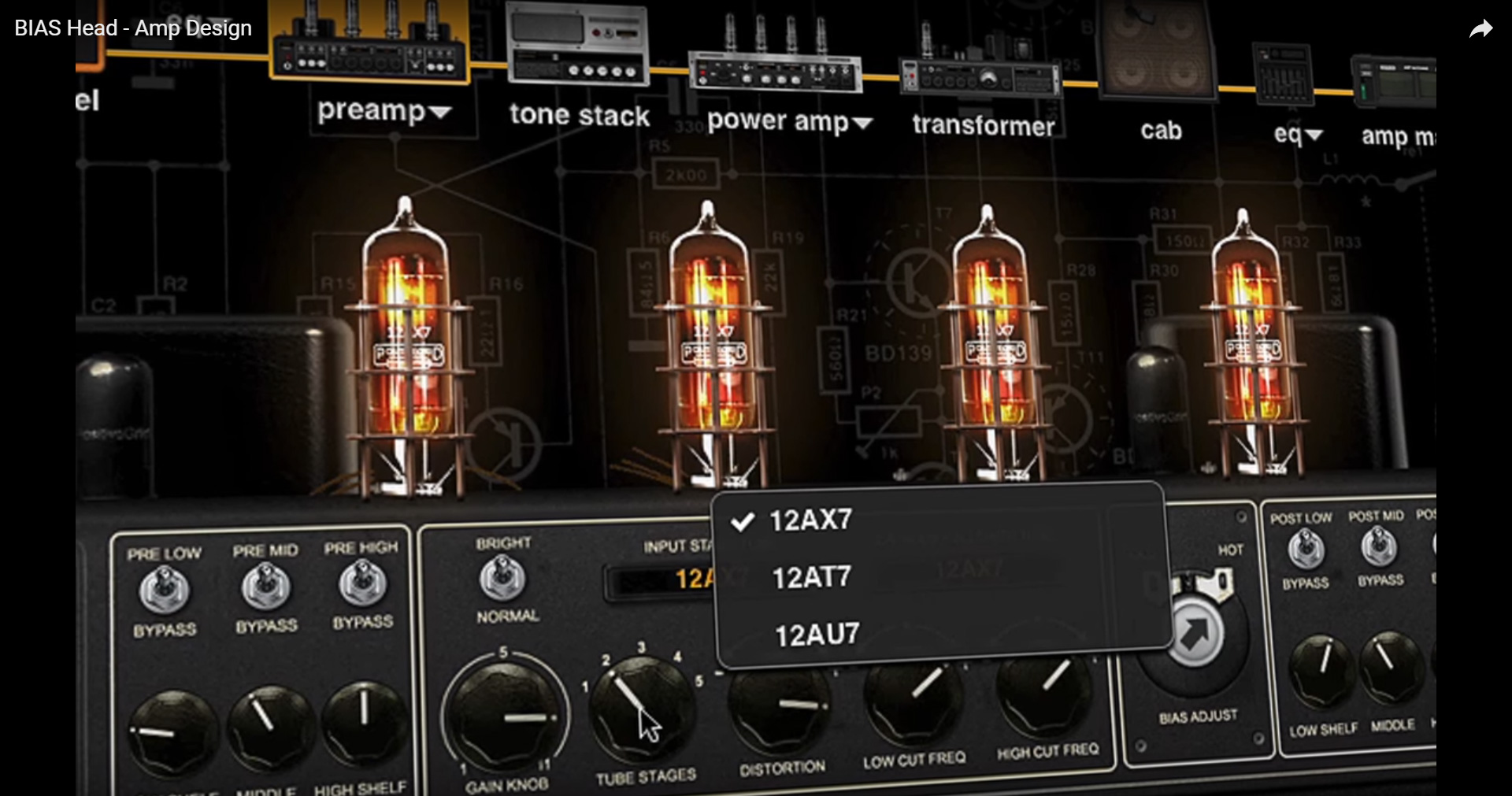 Positive Grid Bias Head Processor - - Electric guitar preamp - Variation 4