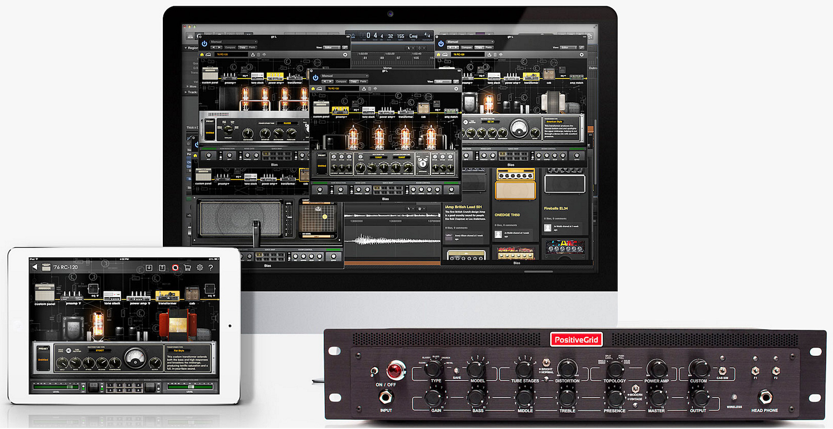 Positive Grid Bias Rack Processor - Electric guitar amp head - Variation 3
