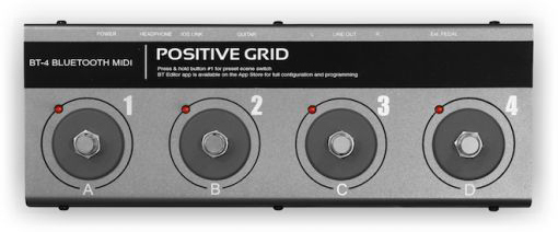 Positive Grid Bt4 Bluetooth Midi Pedal - Switch pedal - Main picture