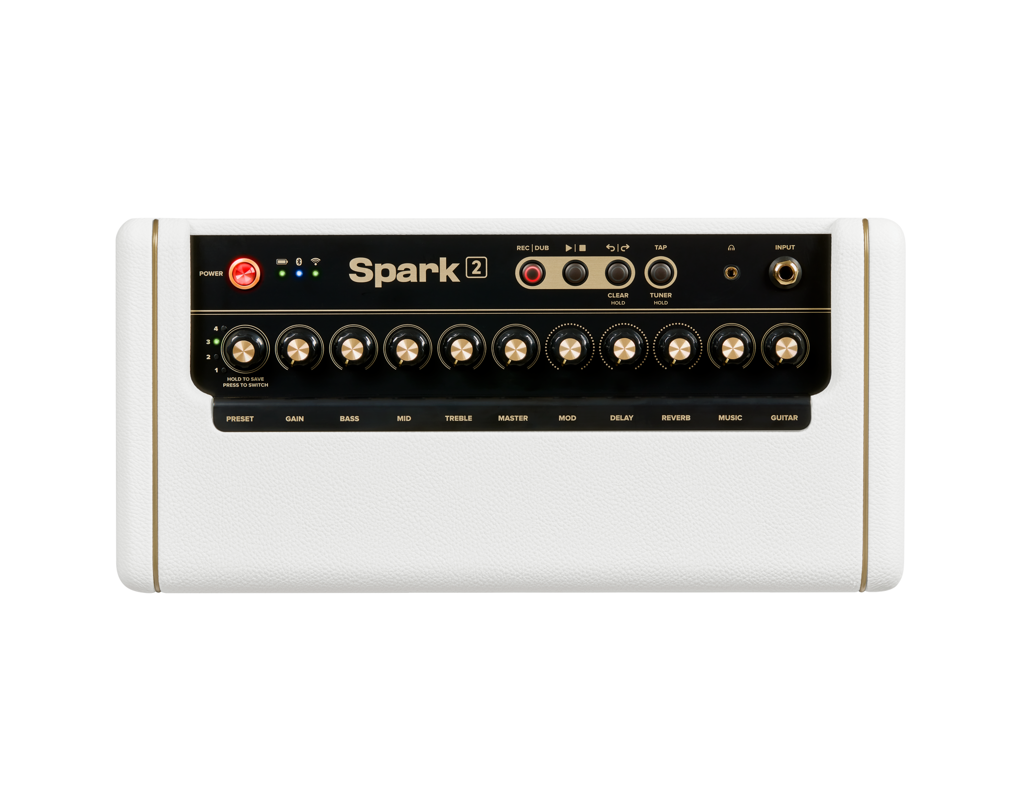 Positive Grid Spark 2 Pearl Combo 50w 2x4 - Electric guitar combo amp - Variation 3