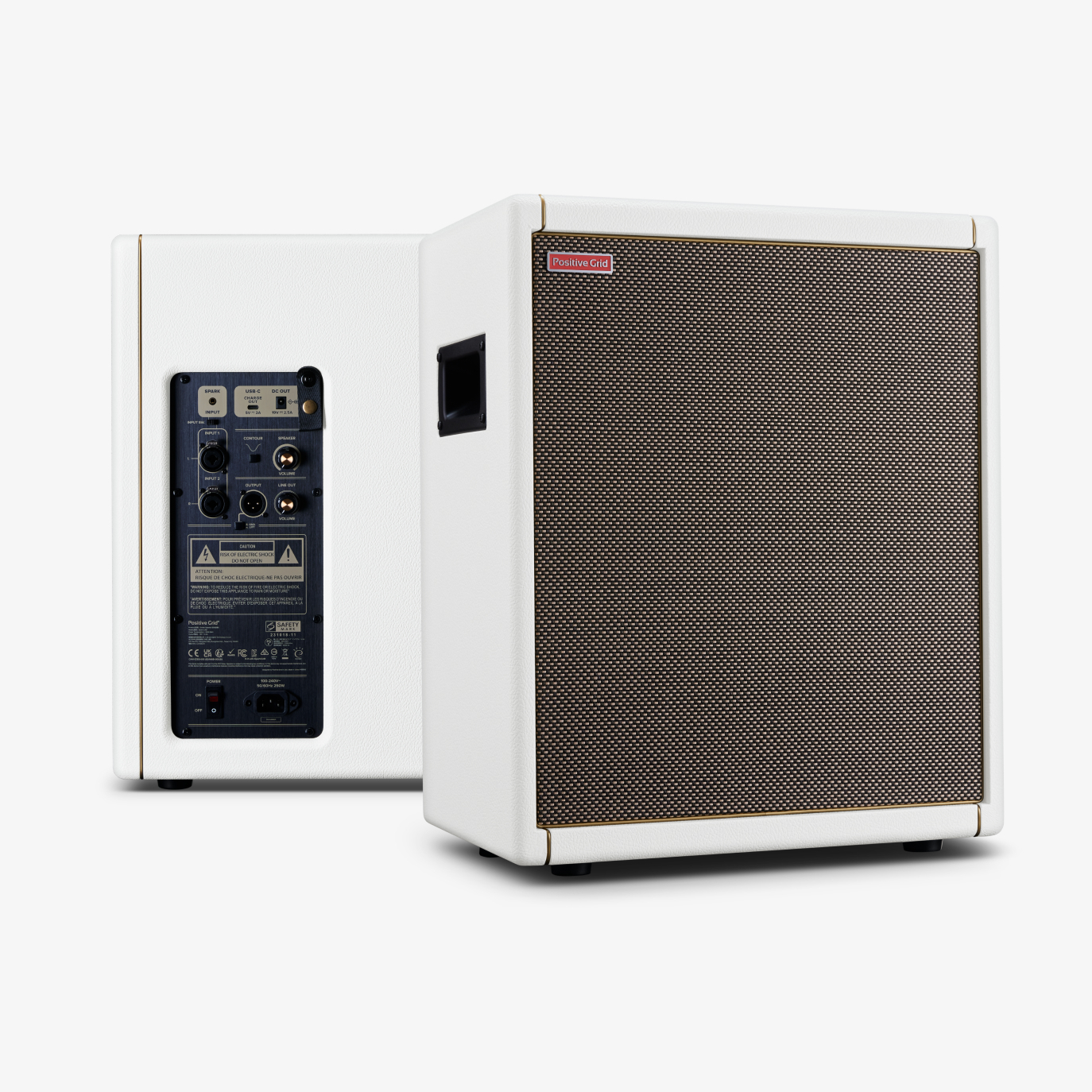 Positive Grid Spark Cab Pearl Frfr 140w 1x10 - Electric guitar amp cabinet - Variation 2