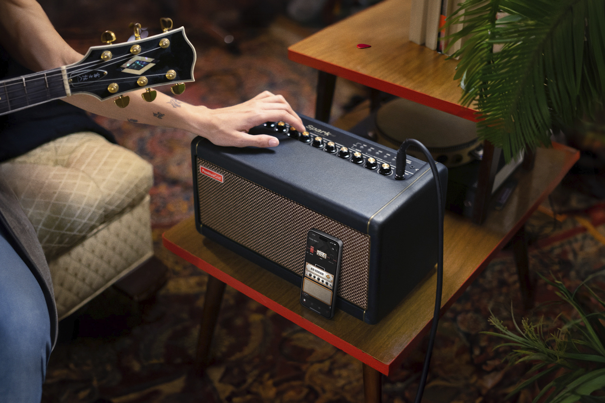 Positive Grid Spark Combo 40w 2x4 - Electric guitar combo amp - Variation 2