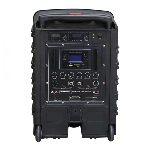 Portable pa system Power acoustics Be 9208 Uhf Media