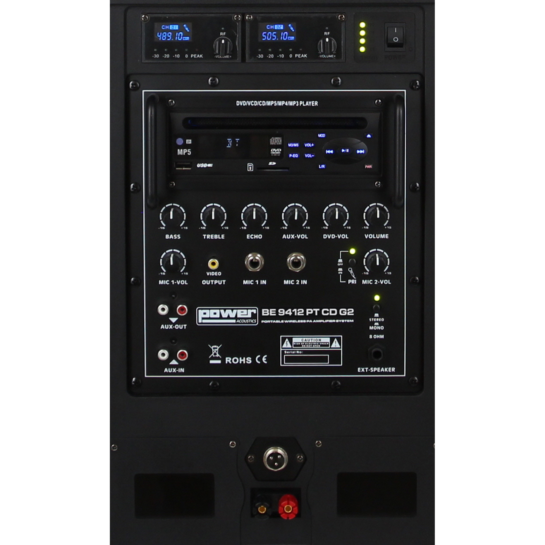 Power Acoustics Be 9412 Pt Cd G2 - Portable PA system - Variation 2