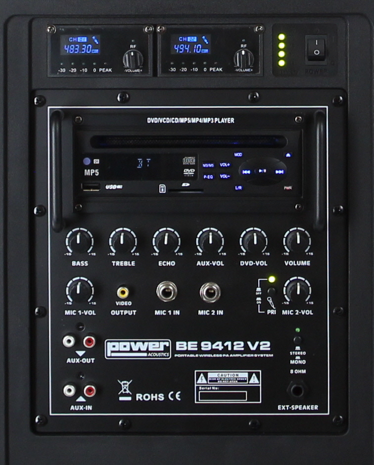 Power Acoustics Be 9412 V2 - Portable PA system - Variation 2