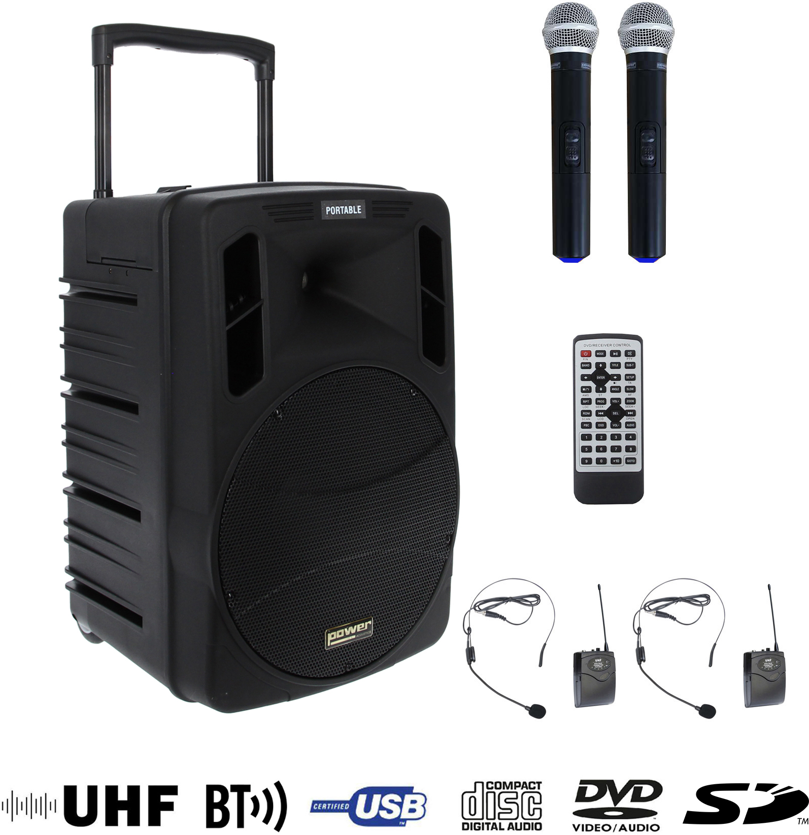 Power Acoustics Be 9412 Pt Cd G2 - Portable PA system - Main picture