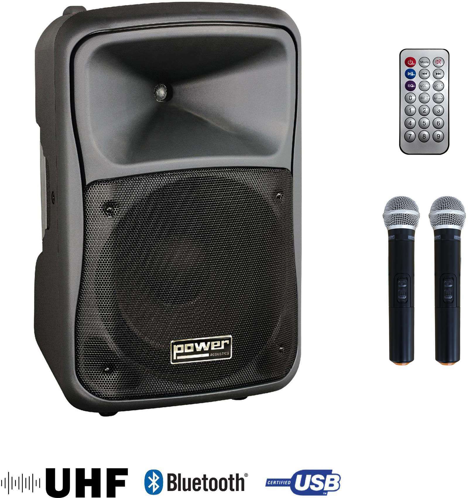 Power Acoustics Be 9515 Uhf Media - Portable PA system - Main picture