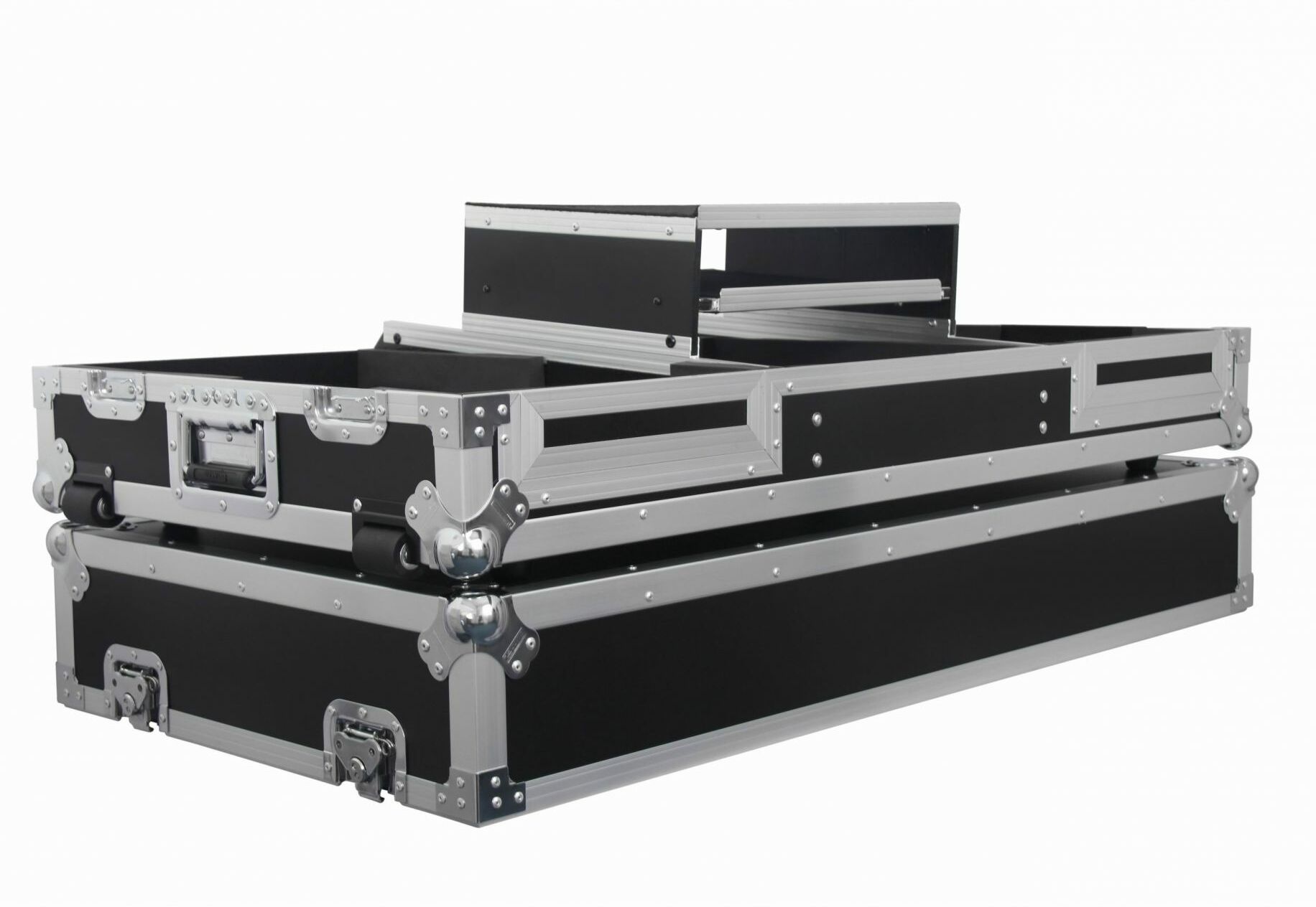 Power Acoustics Flight Case Pour Cdj 900 / 2000 Nexus + Mix 13 + Plateau - DJ flightcase - Main picture