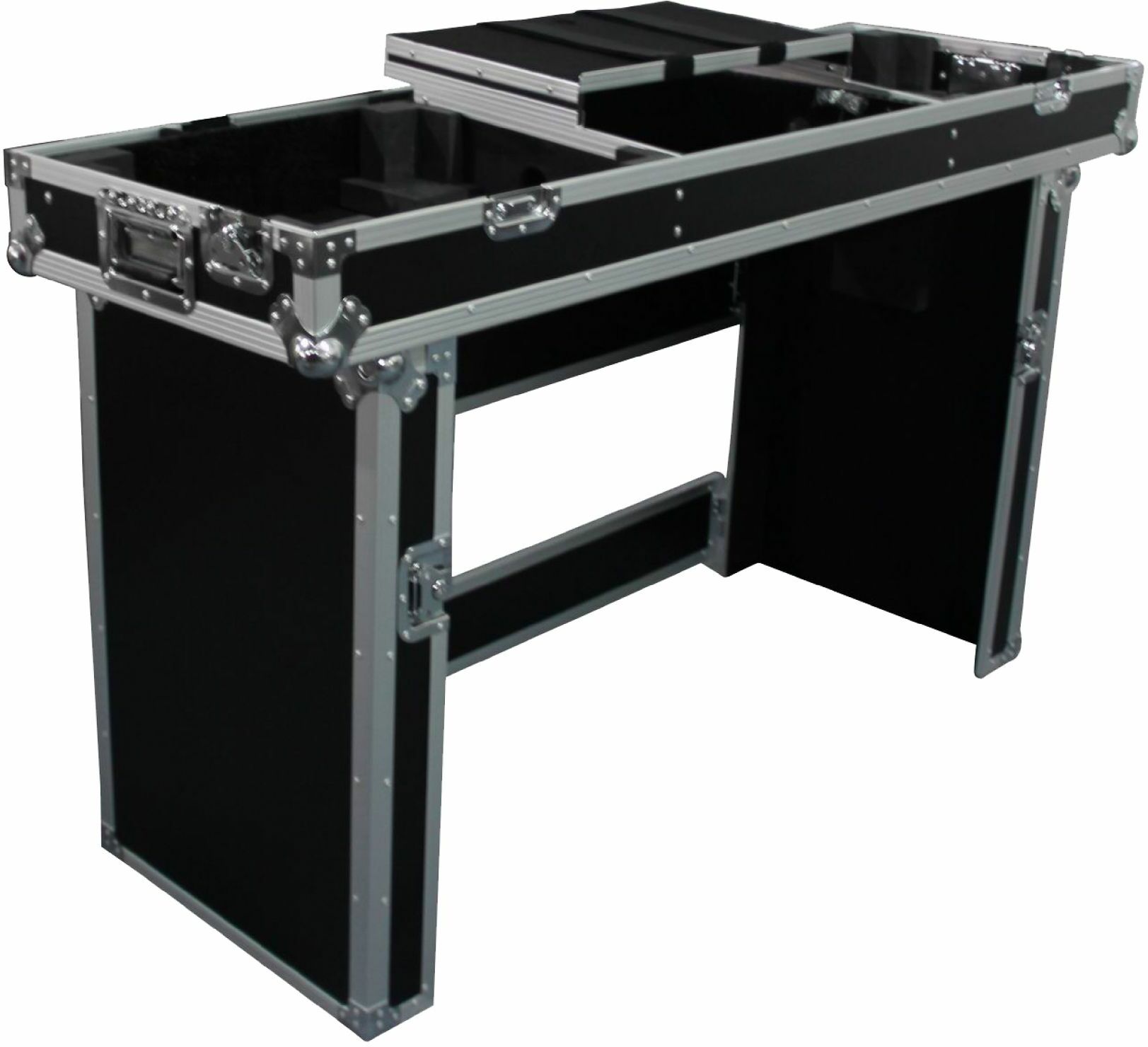 Power Acoustics Flight-case RÉgie Pour Mixer 19 + 2 Platines + Plateau - DJ flightcase - Main picture