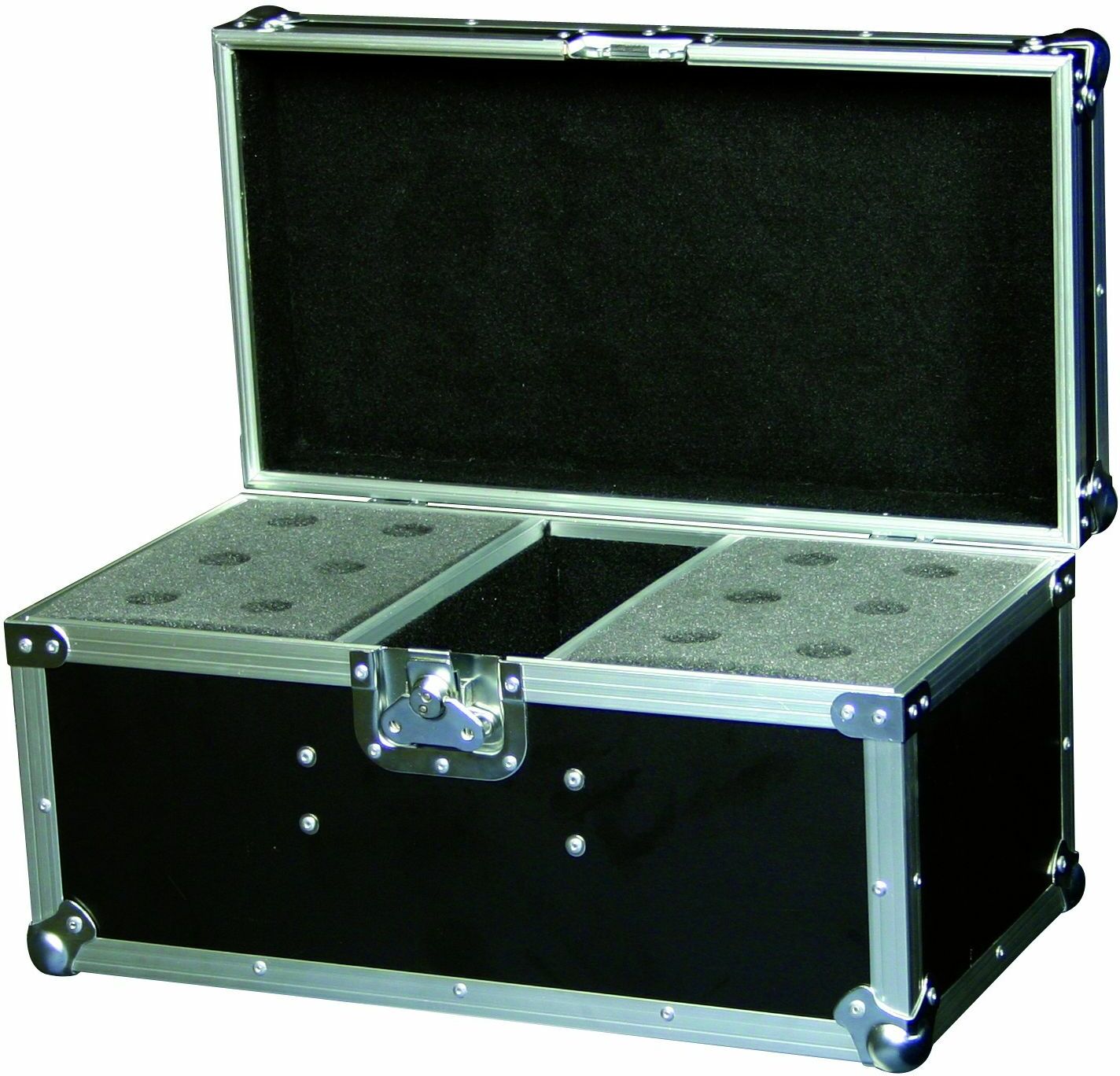 Power Acoustics Flight De Transport Pour 12 Micros Filaires - Bag & flightcase for lighting equipment - Main picture