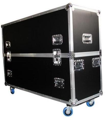 Bag & flightcase for lighting equipment Power acoustics Flight double écran 50 pouces