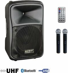 Portable pa system Power acoustics BE 9515 Uhf Media