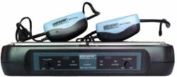 Wireless headworn microphone Power acoustics WM7200 Fitness Double