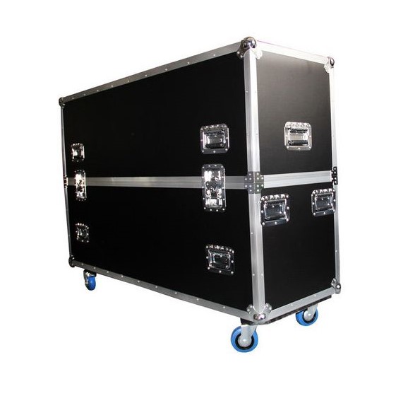 Bag & flightcase for lighting equipment Power acoustics Flight double écran 50 pouces