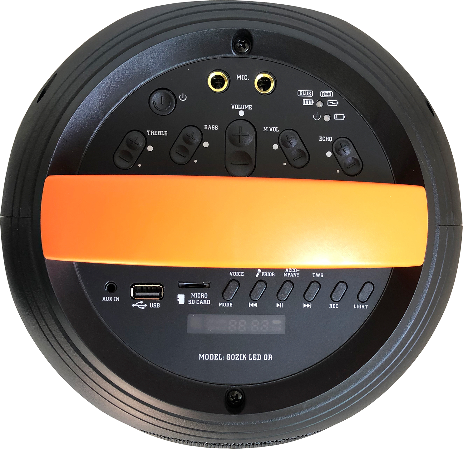 Power Acoustics Gozik Led Orange - Portable PA system - Variation 4