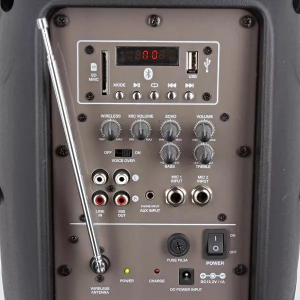 Portable pa system Power acoustics Moovy 08 Mk2