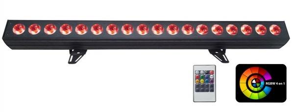 Led bar Power lighting Barre LED 18X15W Quad