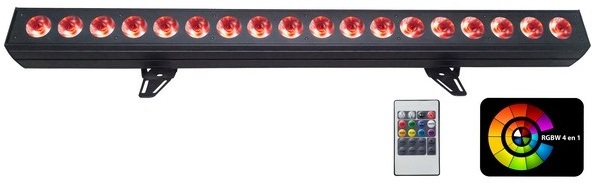 POWER LIGHTING - BARRE LED 18x15W QUAD PIX