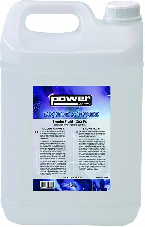 Power Lighting Liquide Fumee Co2 5l - - Juice for stage machine - Main picture