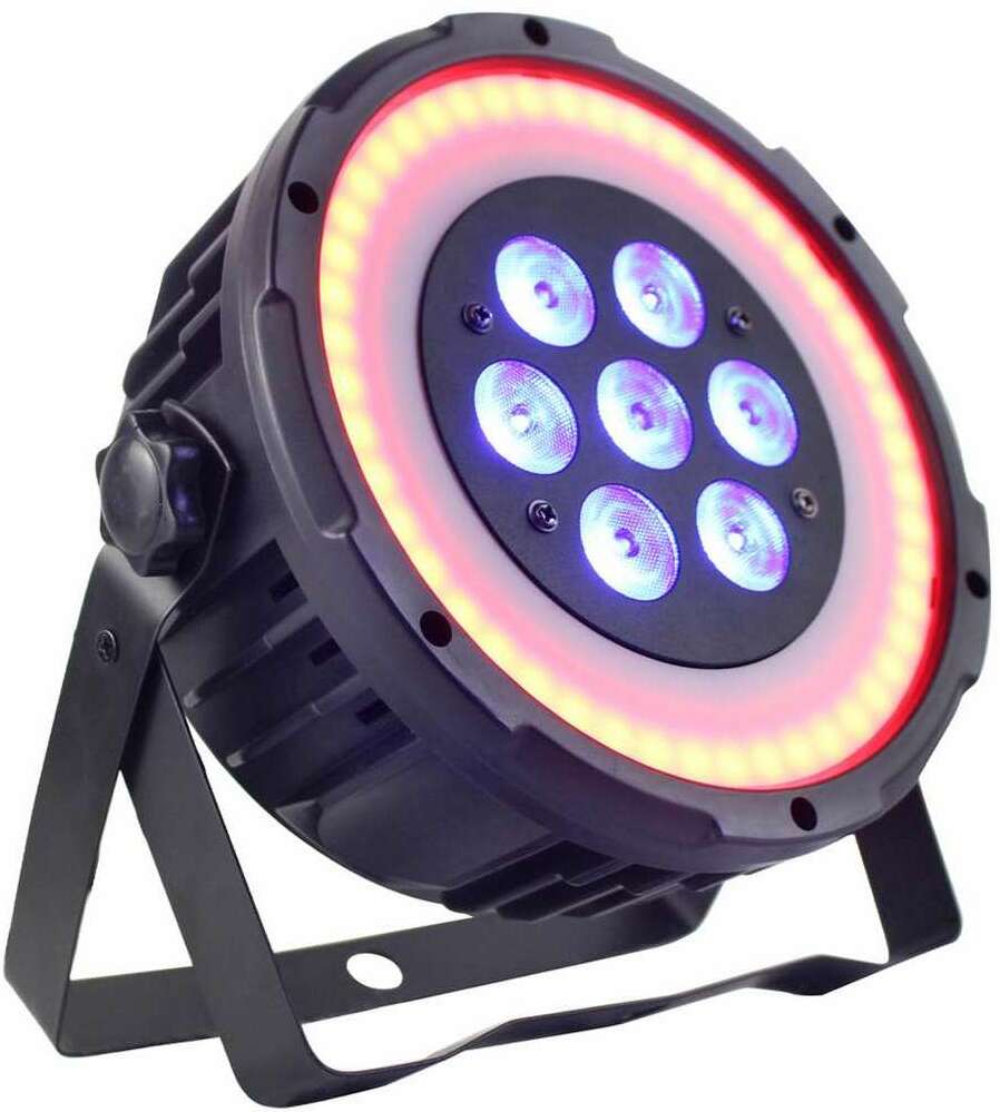 Power Lighting Par 7x10w Quad Ring -  - Main picture