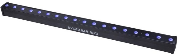 Power Lighting Uv Bar Led 18x3w Mk2 - LED bar - Main picture