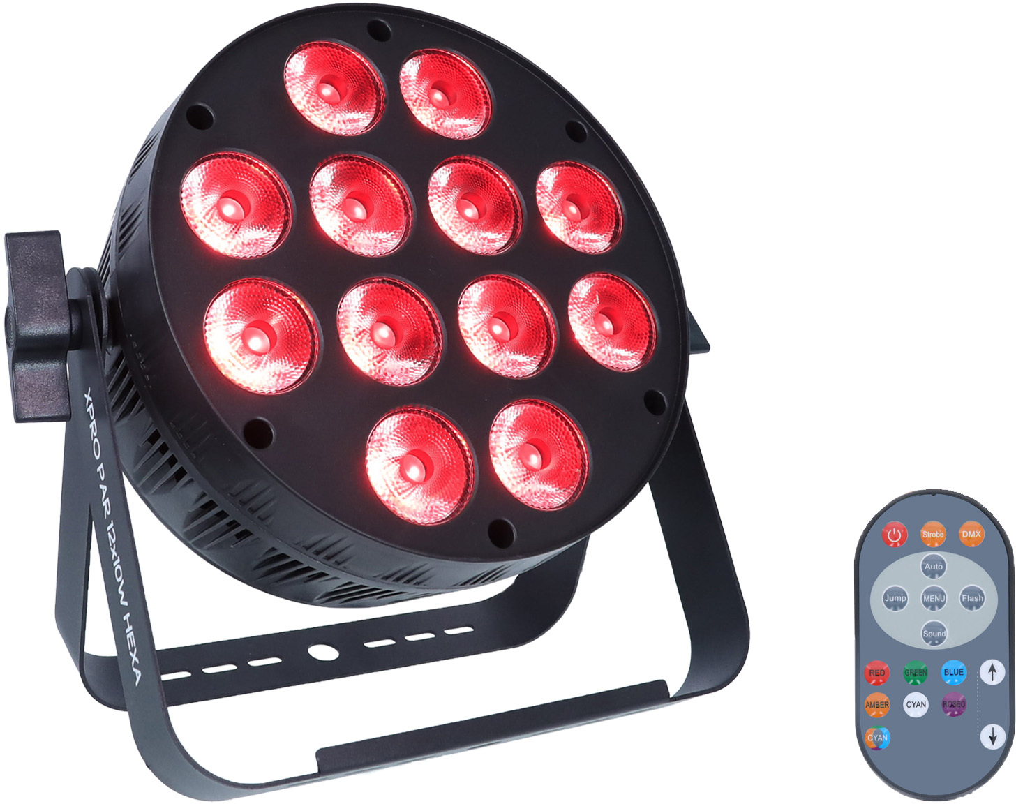 Power Lighting Xpro Par 12x10w Hexa - LED spotlights - Main picture