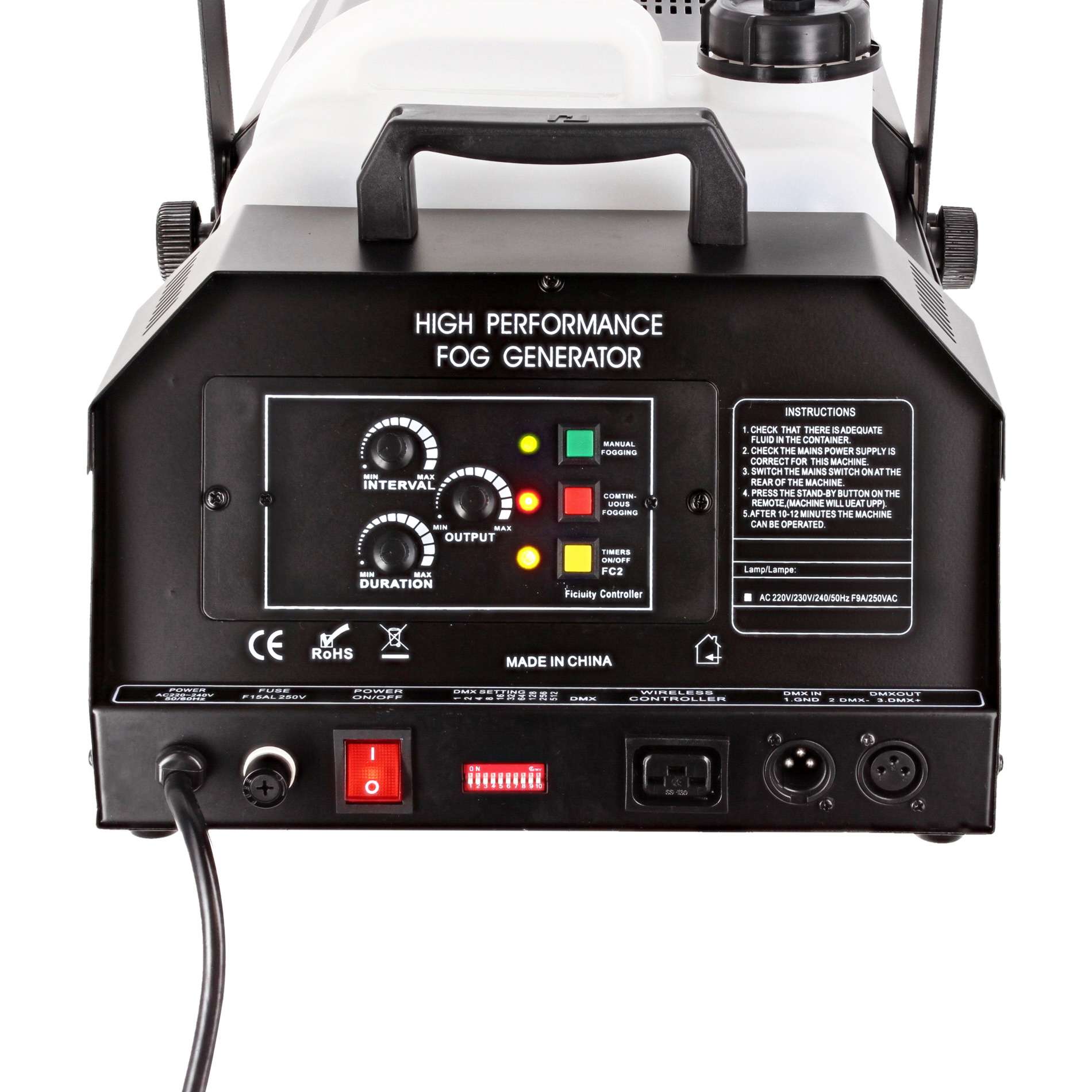 Power Lighting Fogburst 3000 Dmx Mk2 - Fog machine - Variation 2